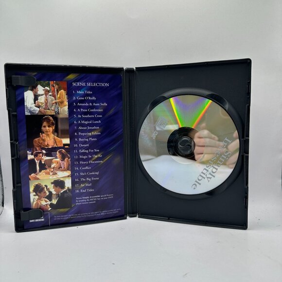 Simply Irresistible DVD Sarah Michelle Gellar & Sean Patrick Flanery Rated PG-13 - Picture 3 of 3